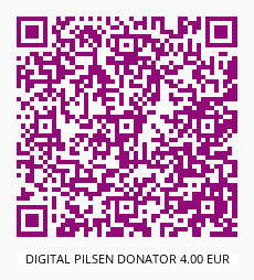 QR kód pro úroveň Donátor EUR