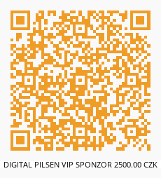 QR kód pro úroveň Sponzor CZK