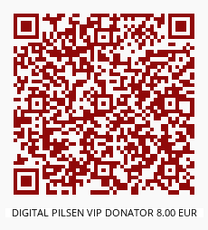 QR kód pro úroveň VIP Donátor EUR