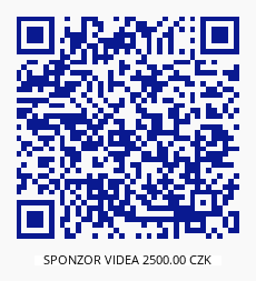 QR kód pro úroveň Sponzor CZK